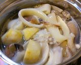スルメイカとさといもの煮物。作り方4写真