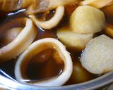 スルメイカとさといもの煮物。作り方5写真