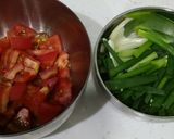 台湾家庭料理☆トマたま炒め☆炒番茄蛋作り方2写真