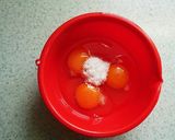 大きめ玉子のサラダ太巻普段の食材で恵方巻作り方2写真