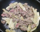 簡単！牛ごぼうのカレー花椒炒め作り方2写真