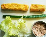 大きめ玉子のサラダ太巻普段の食材で恵方巻作り方6写真