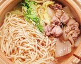 鶏南うどんおろし鍋♡ほっこりあったまる〜作り方2写真