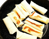 あっさり♡釜揚げしらすとネギの焼き春巻き作り方8写真
