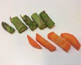 ★お弁当★ひとくちサイズの肉巻き野菜作り方1写真