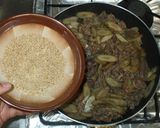 牛肉とごぼうとこんにゃくの白ゴマ味噌煮作り方12写真