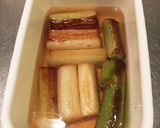 免疫アップ♪焼きねぎの京風浸し作り方3写真