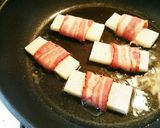 揚げ焼きもちベーコン作り方3写真