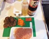 舞茸と鳥ひき肉の簡単炊き込みご飯作り方1写真