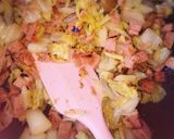 白菜と缶詰のチャーハン作り方2写真