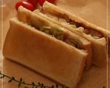 照り焼きチキンのサンドイッチ作り方4写真