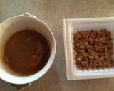 納豆カレー丼作り方1写真