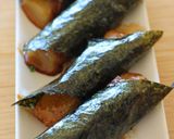 10分で完成！照り焼き味♪お餅の豚肉巻き作り方9写真