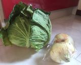 春キャベツのほうれん草ベーコン炒め作り方1写真