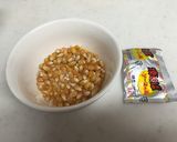 ポップコーン 焼きそばソース粉味作り方1写真