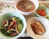 春キャベツのほうれん草ベーコン炒め作り方14写真