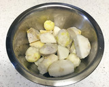 皮むき簡単♬里芋と豚肉のごま味噌炒め☆作り方3写真