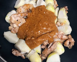 皮むき簡単♬里芋と豚肉のごま味噌炒め☆作り方8写真