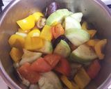 蒸し野菜サラダ〃作り方1写真