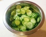 超簡単！きゅうりとちくわのごまあえ作り方1写真