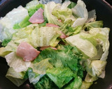 簡単☆レタスとハムのサッと炒め☆糖質オフ作り方4写真
