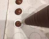 初心者トライ✤チョコマカロン パリジャン作り方24写真