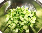 カレーのお供に♪簡単コロコロサラダ♪作り方2写真