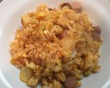 【1人前】キムチ炒飯 ソーセージver作り方5写真