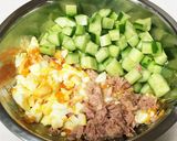 カレーのお供に♪簡単コロコロサラダ♪作り方4写真