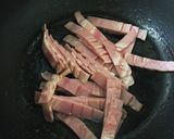 【簡単】豆苗とベーコン炒め作り方2写真