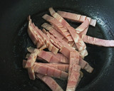 【簡単】豆苗とベーコン炒め作り方2写真