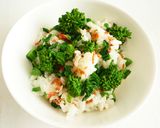 菜の花と小海老のご飯作り方5写真