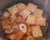 厚揚げとちくわとオクラの含め煮作り方1写真