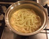 5分で！簡単！明太キムチクリームうどん作り方5写真