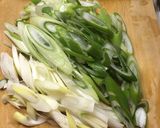里芋と長葱の甘辛味噌炒め作り方2写真