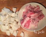 豚バラ大根のオイスター炒め煮作り方1写真