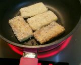 揚げないヘルシーな豆腐焼きカツ丼作り方4写真