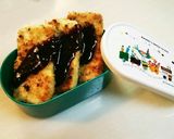 揚げないヘルシーな豆腐焼きカツ丼作り方6写真