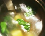 スープジャーでやさしい味の春菊のスープ作り方7写真