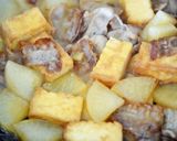 豚バラ大根と厚揚げの炒め煮【作り置き】作り方4写真