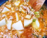 絶品ソース【ひき肉たっぷり芋チリソース】作り方9写真