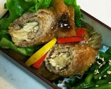 隠し味は㊙カレー風味の肉巻きえのき★弁当作り方5写真