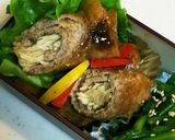隠し味は㊙カレー風味の肉巻きえのき★弁当作り方5写真