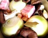 薬膳★ひらたけと丸ごと玉ねぎのポトフ作り方1写真