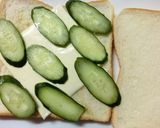 ベーコン×胡瓜×チーズのトーストサンド作り方5写真
