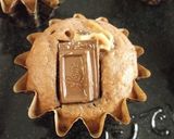 プチチョコカップケーキ　クリチ＆くるみ作り方12写真