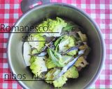 ゆでるだけじゃない！ロマネスコのダシ煮作り方1写真
