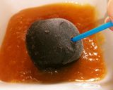 オヤツに、アイスのみかんジャムかけ～☆作り方1写真