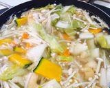 土鍋で熱々 冬野菜のほうとう豚汁作り方5写真
