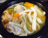 土鍋で熱々 冬野菜のほうとう豚汁作り方6写真